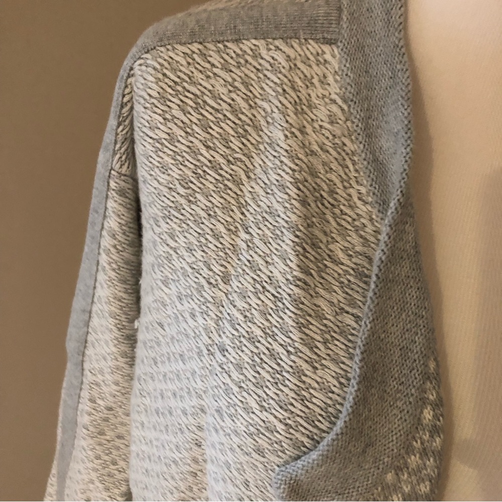 The Limited fair isle open cardigan reversible? XS